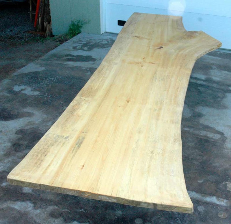 Custom Table Tops Live and Natural Edge Hardwood Slabs